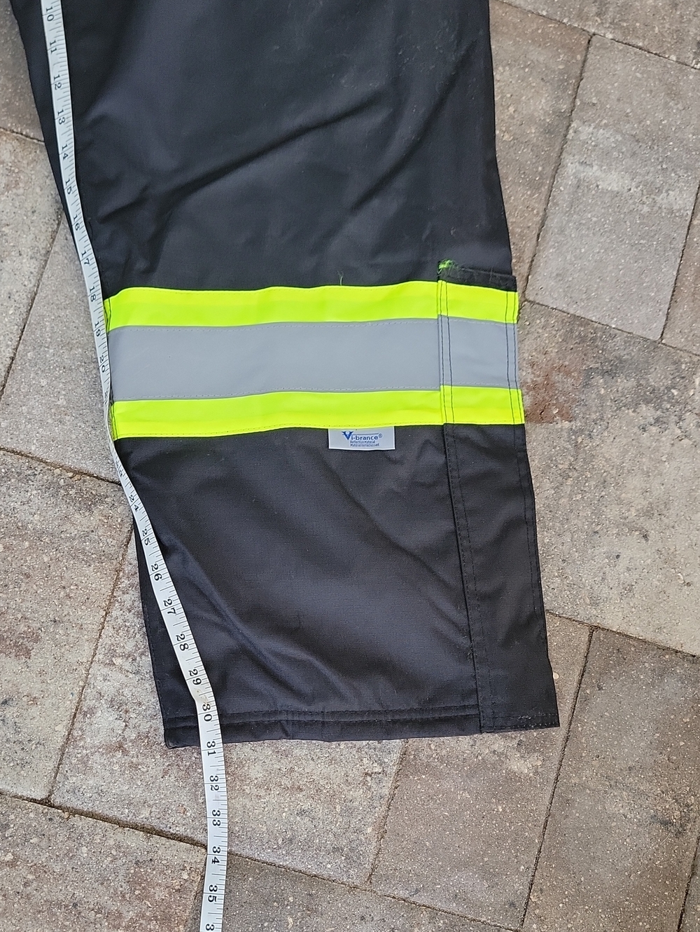 Professional Viking High-Visibility Bib Overalls Insulated Flame Resistant Sz XL - Picture 9 of 12
